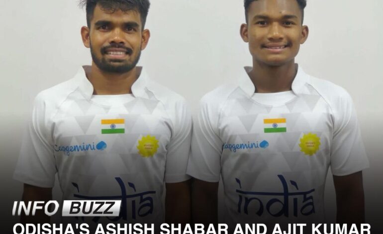 Odisha’s Ashish Shabar and Ajit Kumar Hasada Set to Represent India in Asia Rugby Championship