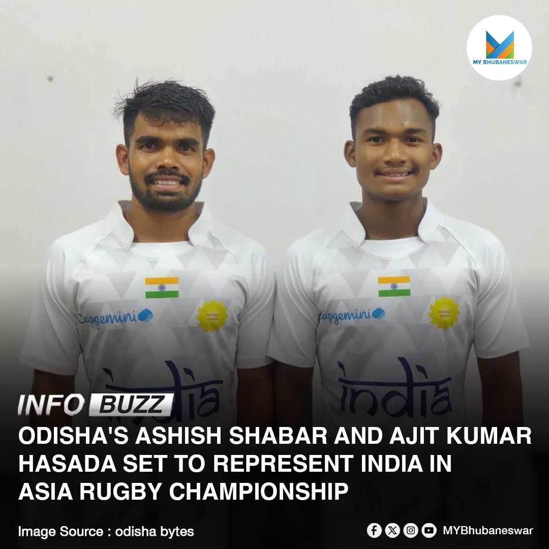 Odisha’s Ashish Shabar and Ajit Kumar Hasada Set to Represent India in Asia Rugby Championship