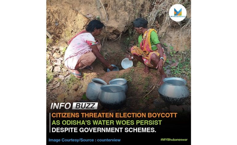 CITIZENS THREATEN ELECTION BOYCOTT AS ODISHA’S WATER WOES PERSIST DESPITE GOVERNMENT SCHEMES