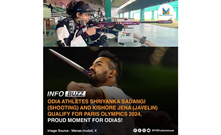 ODIA ATHLETES SHRIYANKA SADANGI (SHOOTING) AND KISHORE JENA (JAVELIN) QUALIFY FOR PARIS OLYMPICS 2024, PROUD MOMENT FOR ODIAS!