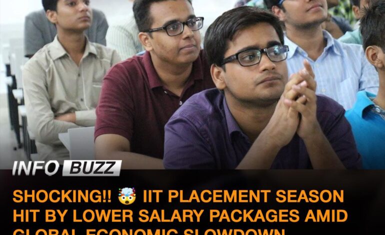 IIT PLACEMENT SEASON HIT BY LOWER SALARY PACKAGES AMID GLOBAL ECONOMIC SLOWDOWN