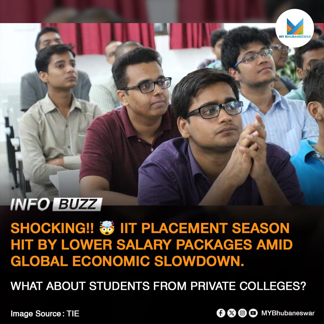 IIT PLACEMENT SEASON HIT BY LOWER SALARY PACKAGES AMID GLOBAL ECONOMIC SLOWDOWN