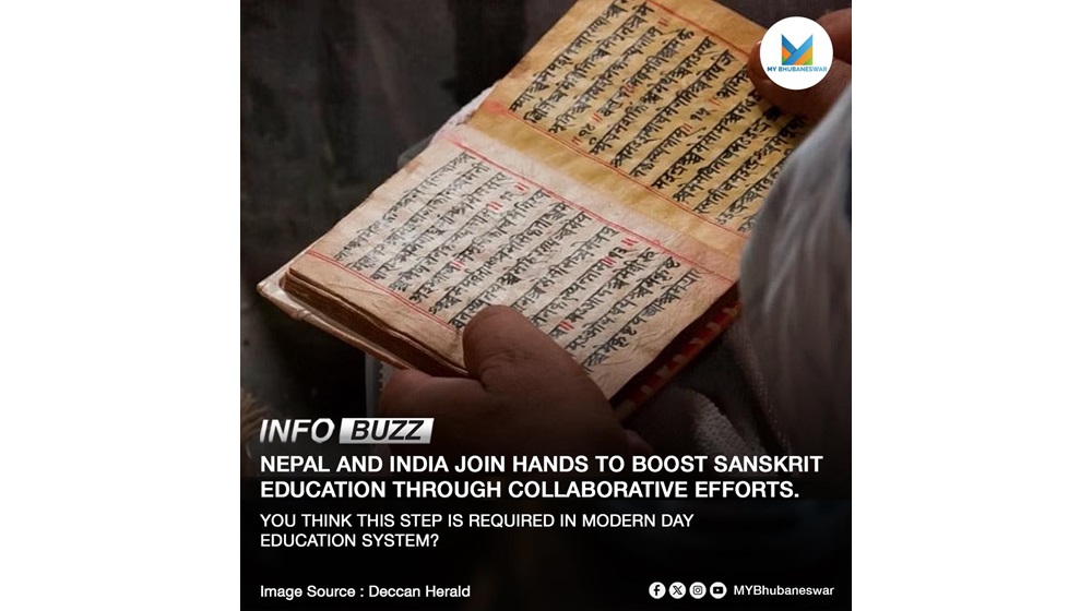 NEPAL AND INDIA JOIN HANDS TO BOOST SANSKRIT EDUCATION THROUGH COLLABORATIVE EFFORTS. DO YOU THINK THIS STEP IS REQUIRED IN MODERN DAY EDUCATION SYSTEM?