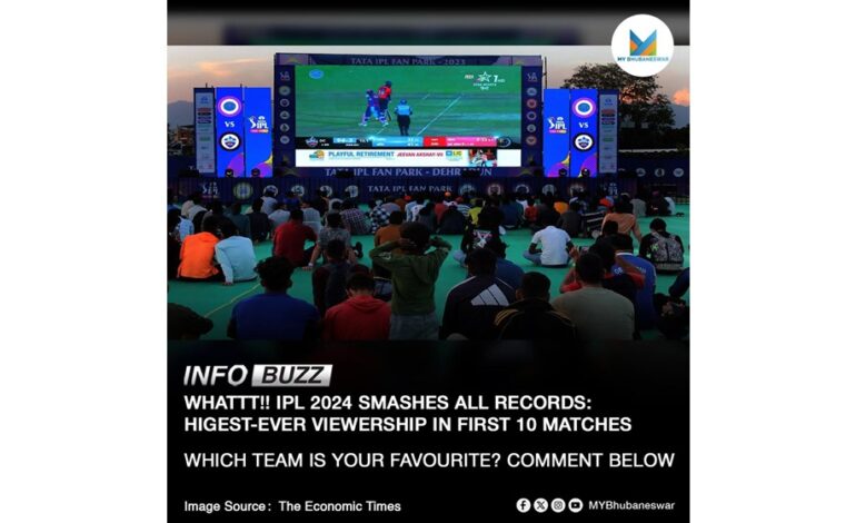 IPL 2024 SMASHES RECORDS: HIGHEST-EVER VIEWERSHIP IN FIRST 10 MATCHES