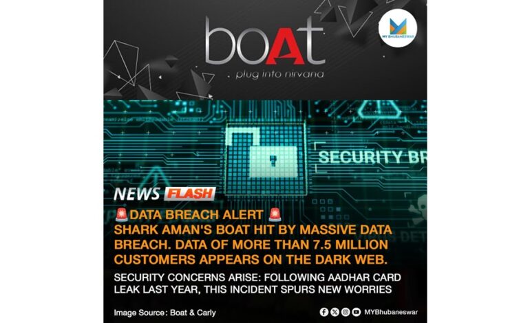 SHARK AMAN GUPTA’S bOAT HAS BEEN HIT BY A MASSIVE DATA BREACH. PERSONALLY IDENTIFIABLE INFORMATION (PII) OF MORE THAN 7.5 MILLION CUSTOMERS HAVE APPEARED ON THE DARK WEB.THIS IS A MAJOR DATA BREACH AFTER THE AADHAR CARD DATA LEAK ISSUE. WHAT IS YOUR TAKE ON THIS AND WHAT ARE THE SECURITY CONCERNS THIS INCIDENT CAN LEAD TO?