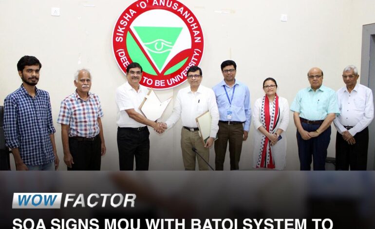 SOA SIGNS MOU WITH BATOI SYSTEM TO DEVELOP AND ENCOURAGE AI, QUANTUM COMPUTING EDUCATION AND RESEARCH.